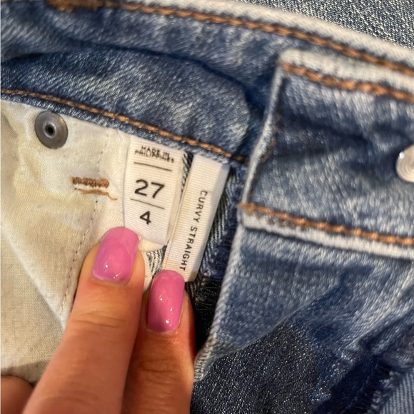 ANN TAYLOR LOFT Curvy Straight Fit Jeans Size 27 (4) Women's - Picture 6 of 6